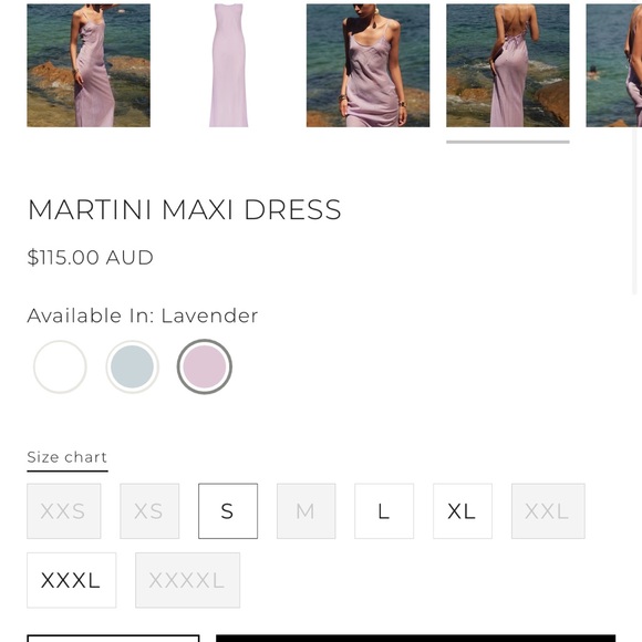 SNDYS Martini Maxi dress in medium - never has been worn. Color is lavender. - Picture 4 of 5